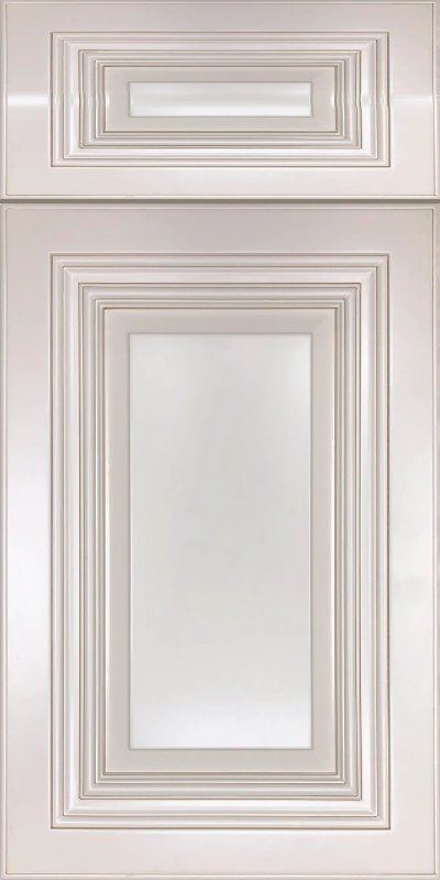 Antique White cabinet door sample