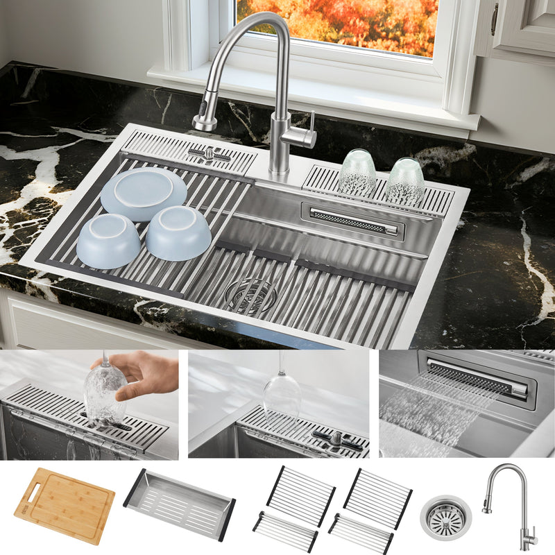 Forno D-ZP30 33 in. Kitchen Sink