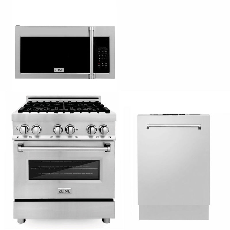 ZLINE 3KP-RAOTRH30-DWV 30 in. Appliance Package in Stainless Steel
