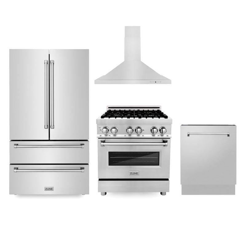 ZLINE 4KPR-RARH30-DWV 30 in. Appliance Package in Stainless Steel