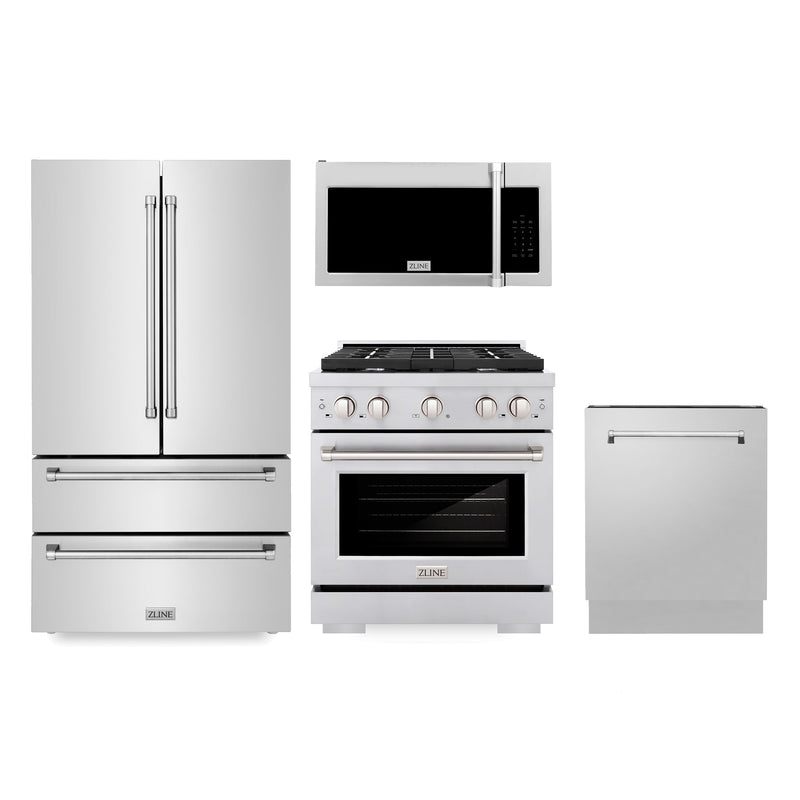 ZLINE 4KPR-SGROTRH30-DWV 30 in. Appliance Package in Stainless Steel