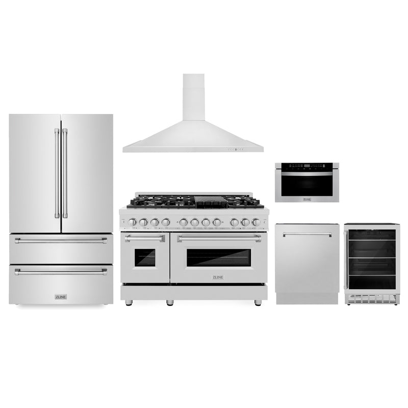 ZLINE 48 in. Appliance Package in Stainless Steel