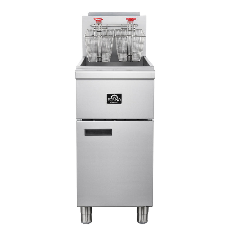 Forno FCMGF0023 120,000 BTU Commercial Deep Fryer