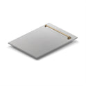 ZLINE Autograph Edition 18 in. Tallac Dishwasher Panel in Satin Stainless Steel Finish with Champagne Bronze Handle (DPVZ-SN-18-CB)