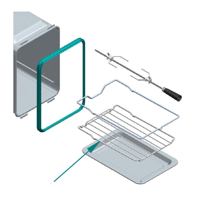 ILVE Parts EA2631008000000 Oven Grid Rack for UOV 30 Ovens