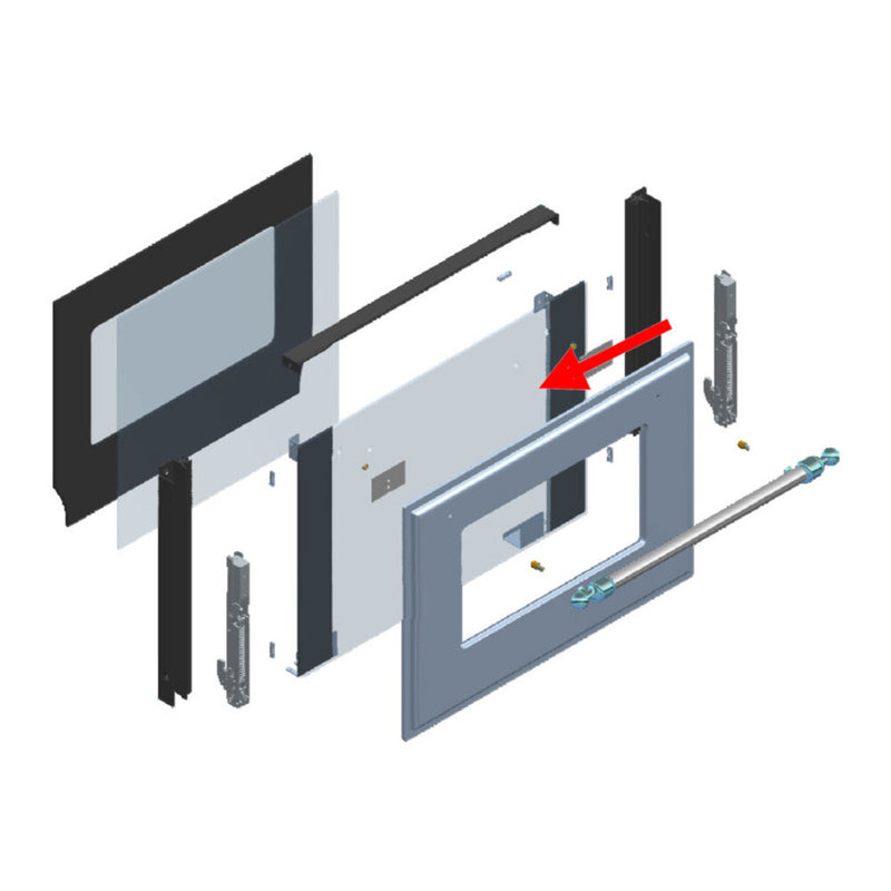 ILVE Parts EG9860005000000 Door Glass for 40 inch Range UOV 60 E3