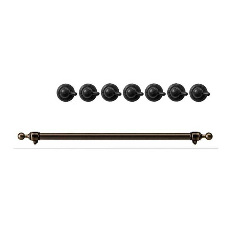 ILVE Burnished Knobs and Handle Bundle for 30 inch Nostalgie Dual Fuel
