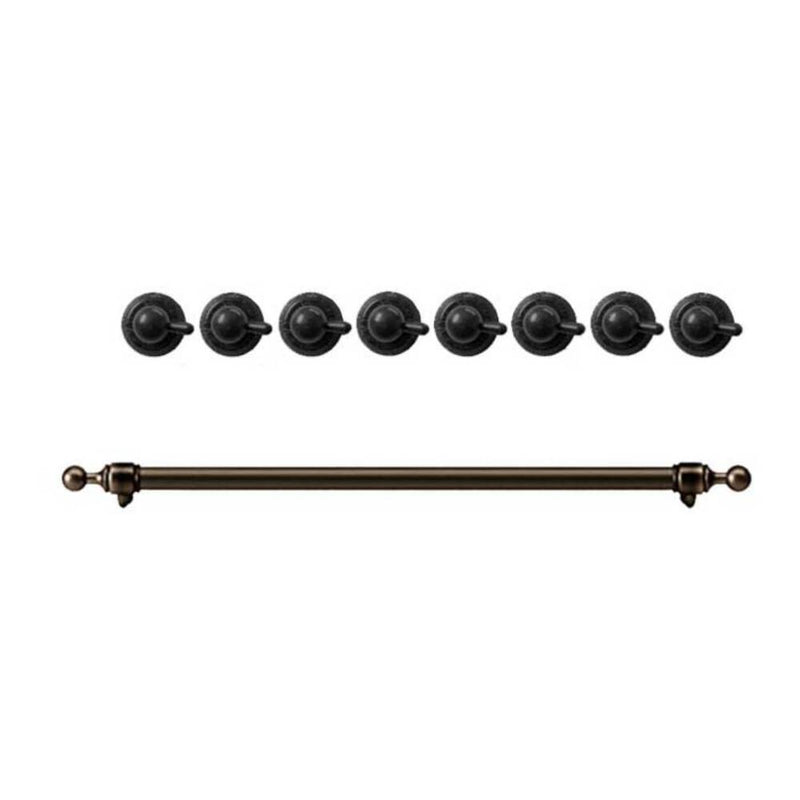 ILVE Burnished Knobs and Handle Bundle for 36 inch Nostalgie Dual Fuel