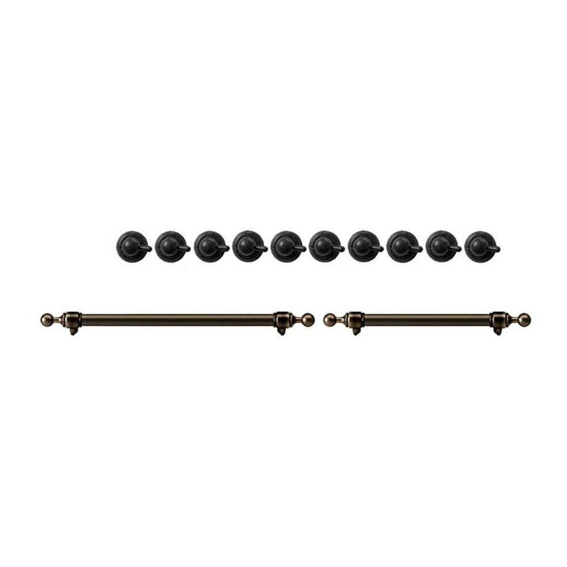 ILVE Burnished Knobs and Handle Bundle for 40 inch Nostalgie Induction