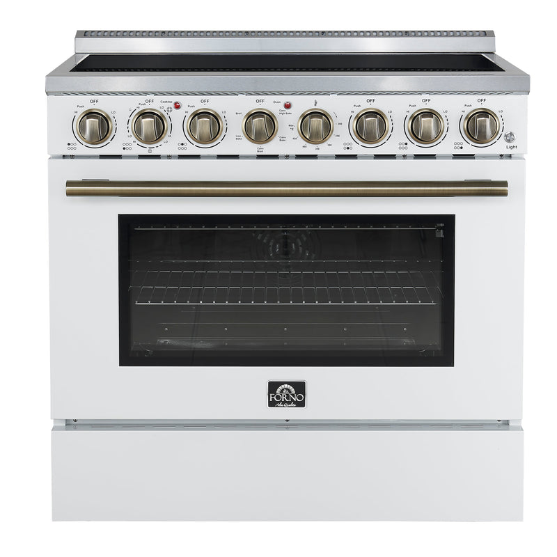 Forno FFSEL6011-36WHT 36 in. Electric Range in Stainless Steel