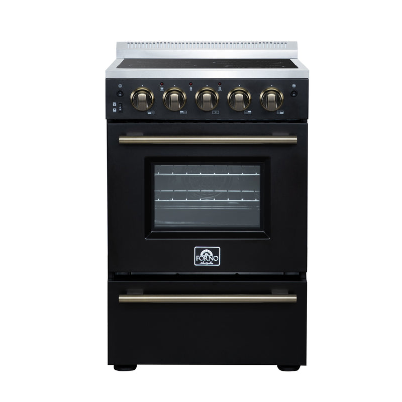Forno FFSEL6069-24BLK 24 in. Electric Range in Black
