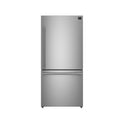 Forno Milano Espresso 31-Inch Bottom Freezer Refrigerator, Stainless Steel, 17.2 cu.ft Capacity, Right Swing Door, Energy Efficient