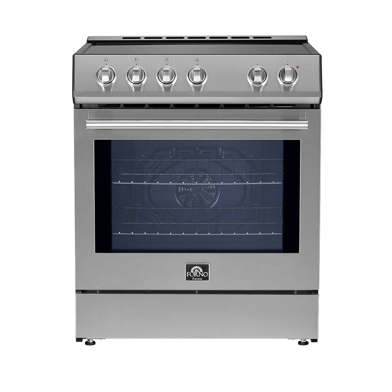 Forno FFSIN0982-30 Leonardo Espresso 30 in. Induction Range in Stainless Steel