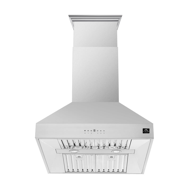 Forno FRHIS5129-36 36 in. Island Range Hood in Stainless Steel
