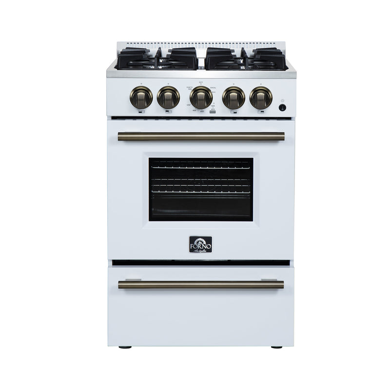 Forno FFSGS6272-24WHT 24 in. Gas Range in White