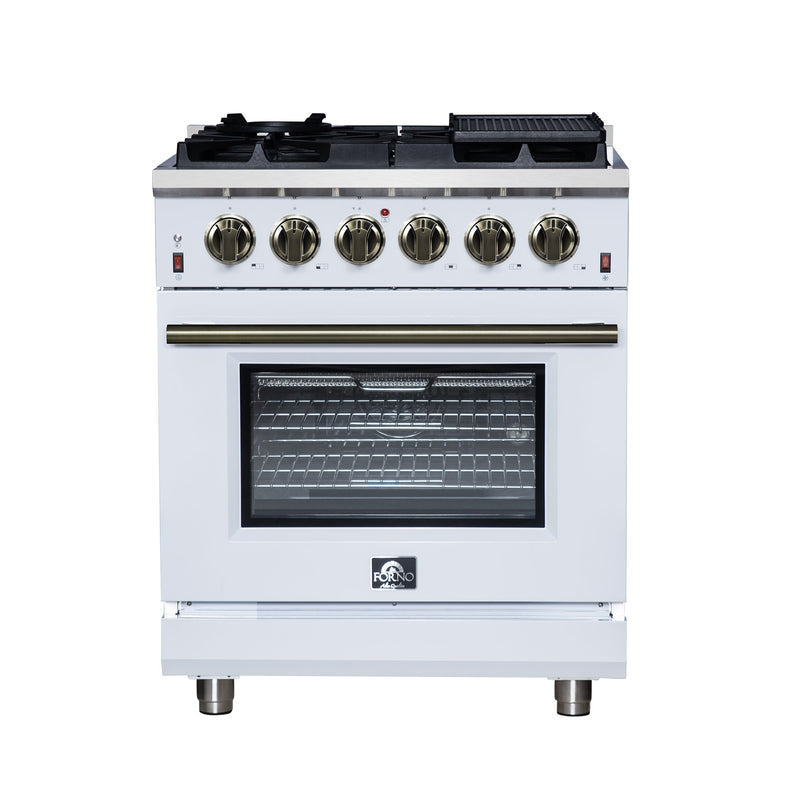 Forno FFSGS6239-30WHT 30 in. Gas Range in White
