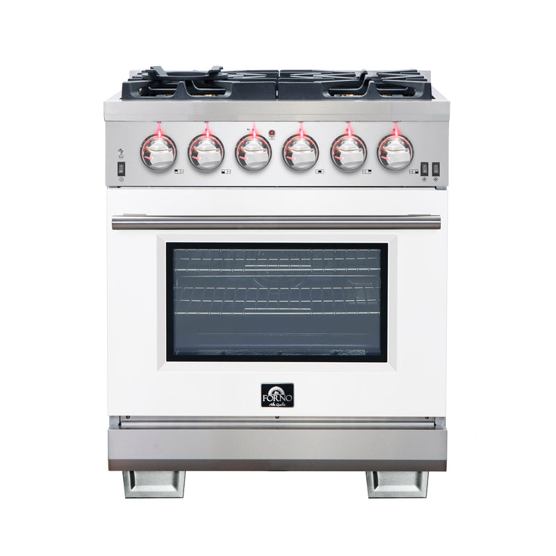 Forno FFSGS6260-30WHT Capriasca 30 in. Gas Range in White
