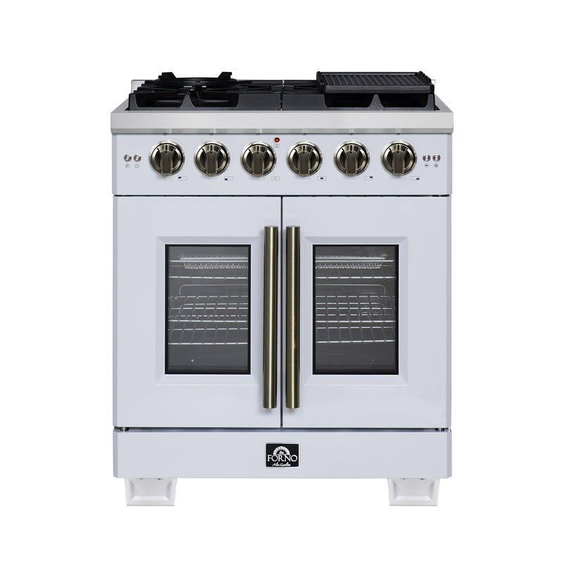 Forno FFSGS6460-30WHT Capriasca 30 in. Gas Range in White