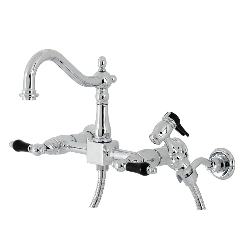 Kingston Brass KS1261PKLBS Duchess Kitchen Faucet in Polished Chrome