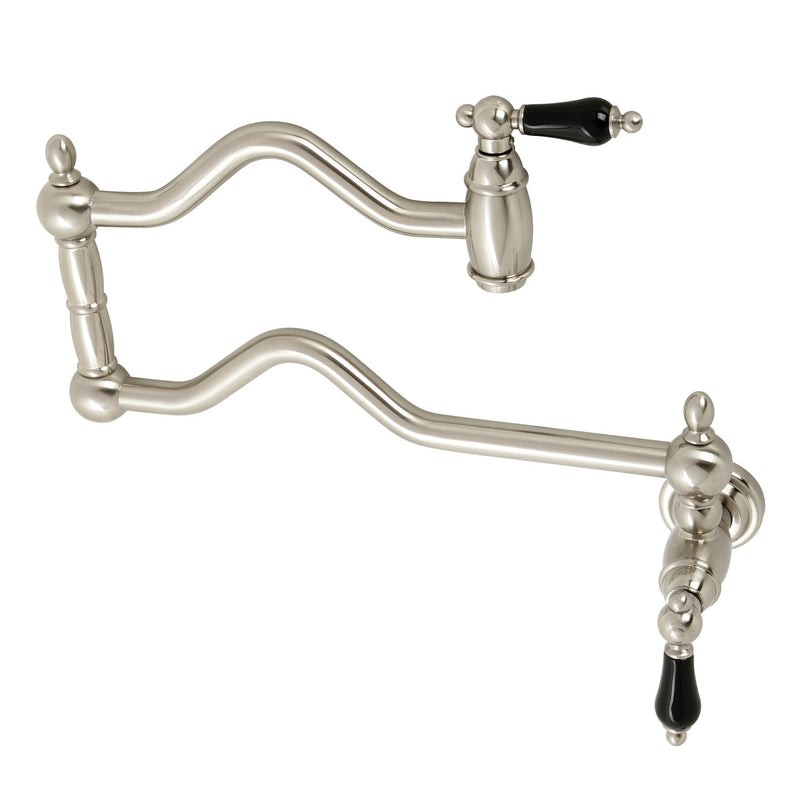 Kingston Brass KS2108PKL Duchess Pot Filler in Brushed Nickel