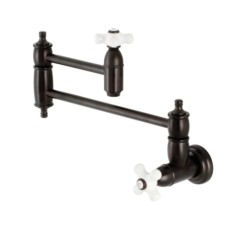 Kingston Brass KS3105PX Heirloom Pot Filler in Oil Rubbed Bronze