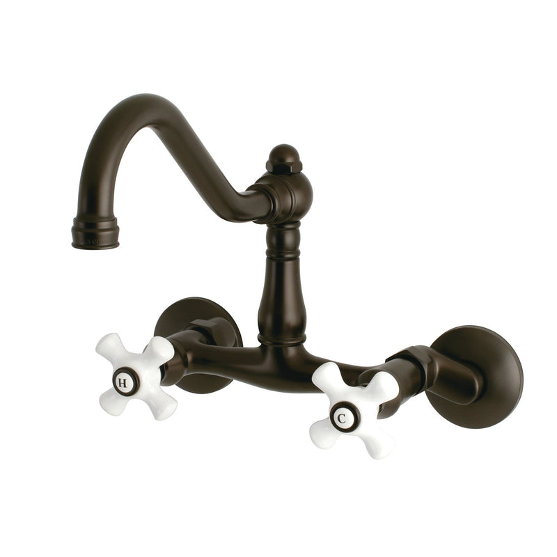 Kingston Brass KS3225PX Heirloom Kitchen Faucet in Oil Rubbed Bronze