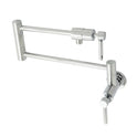 Kingston Sona KS4101DL - Concord Two-Handle 1-Hole Wall Mount Pot Filler Faucet, Polished Chrome