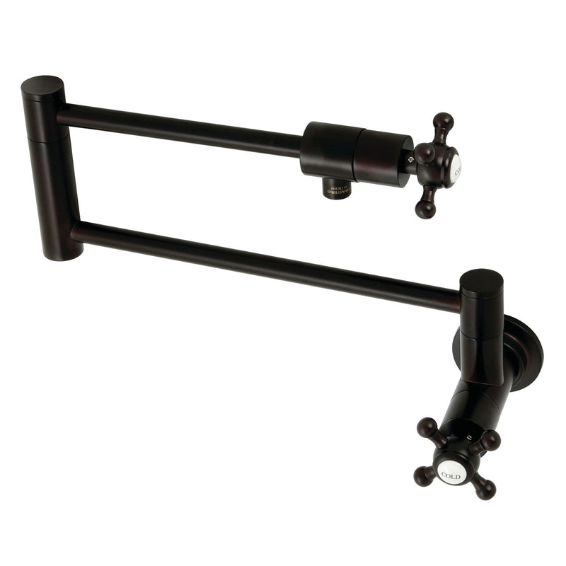 Kingston Brass KS4105BX Metropolitan Pot Filler in Oil Rubbed Bronze