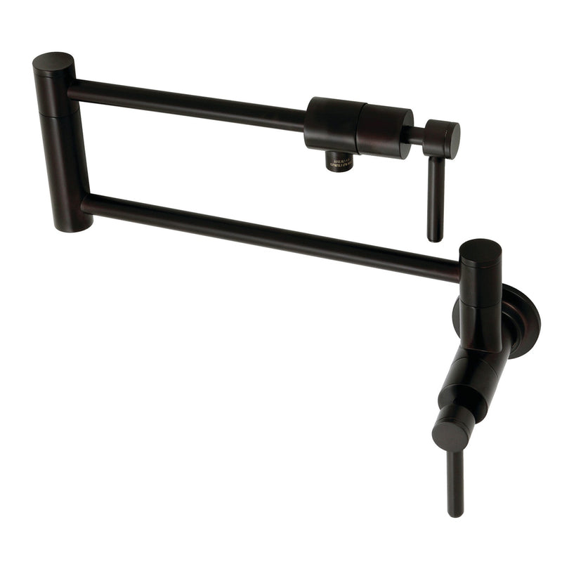 Kingston Brass KS4105DL Pot Filler in Oil Rubbed Bronze
