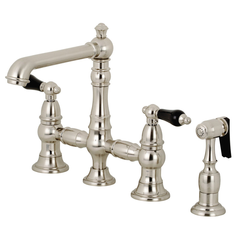 Kingston Brass KS7278PKLBS Duchess Kitchen Faucet in Brushed Nickel