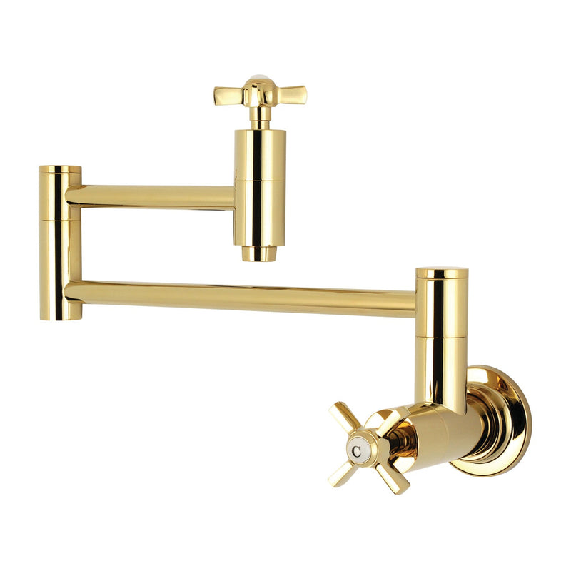 Kingston Brass KS8102ZX Pot Filler in Polished Brass