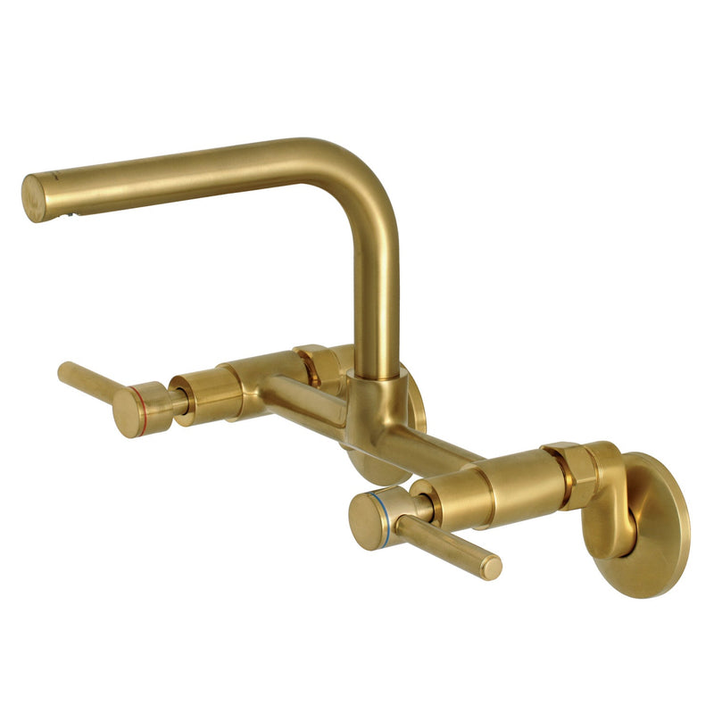 Kingston Brass KS812SB Kitchen Faucet in Brushed Brass