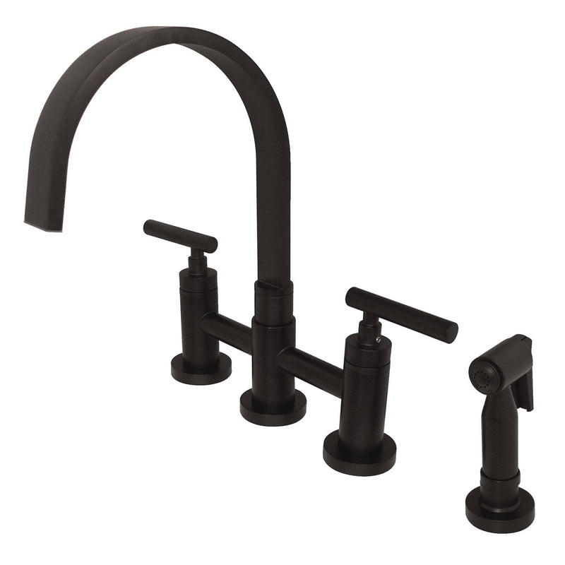 Kingston Brass KS8265CMLBS Kitchen Faucet in Oil Rubbed Bronze