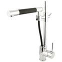 Kingston Sona KS8981DKL - Concord Single-Handle 1-Hole Deck Mount Pull-Out Sprayer Kitchen Faucet, Polished Chrome