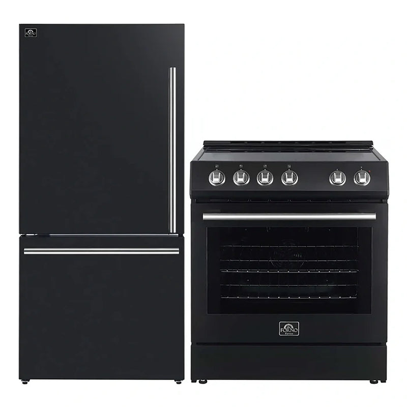Forno FBDL-003-12US 30 in. Appliance Package in Black