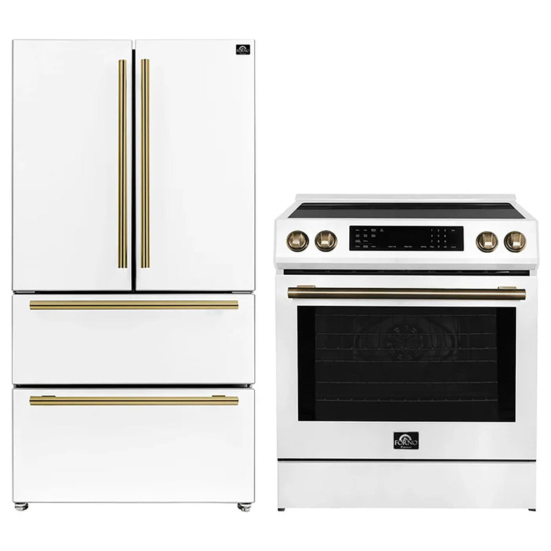 Forno FBDL-015-08CAUS 30 in. Appliance Package in White