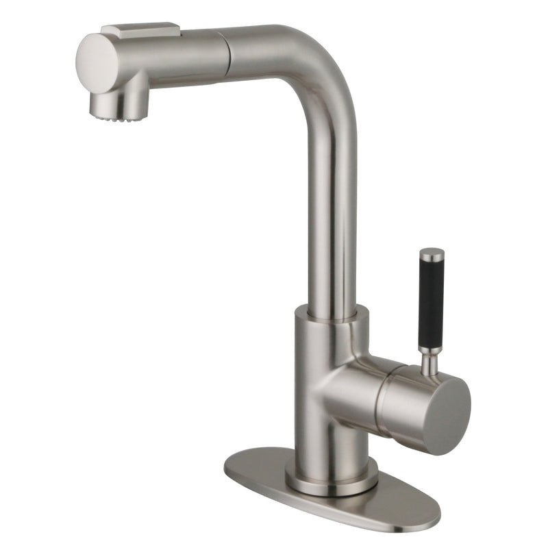 Kingston Brass LS2418DKL Kitchen Faucet in Brushed Nickel