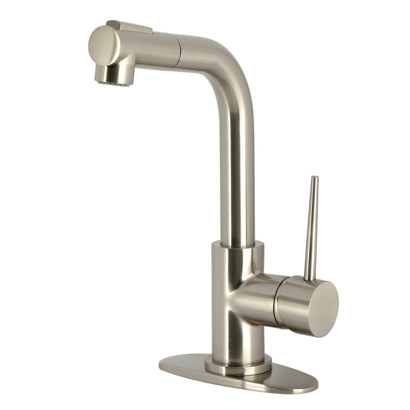 Kingston Brass LS2418NYL Kitchen Faucet in Brushed Nickel