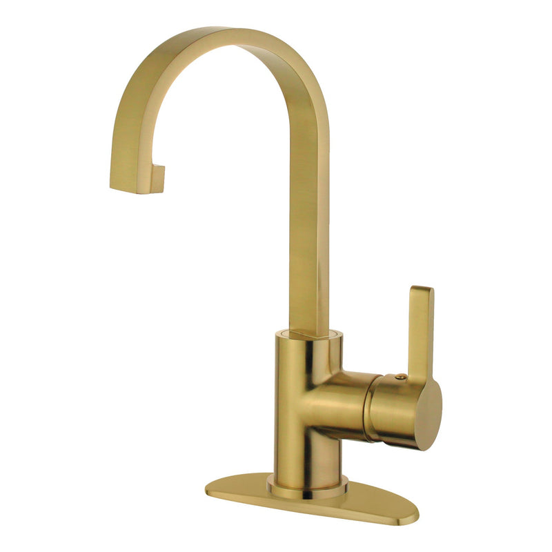 Kingston Brass LS8613CTL Bar & Prep Faucet in Brushed Brass