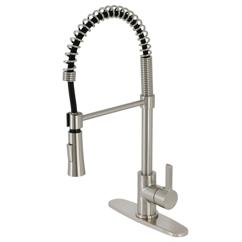 Kingston Brass LS8678CTL Kitchen Faucet in Brushed Nickel
