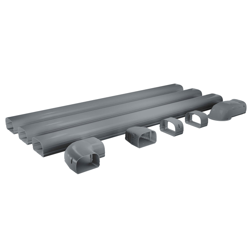 MRCOOL Lineguard® 4.5in Line Set Cover - Gray (MLG450-G-01)