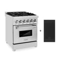 ZLINE 24" Dual Fuel Range with Gas Stove and Electric Oven in Stainless Steel with Reversible Griddle (RA-GR-24)