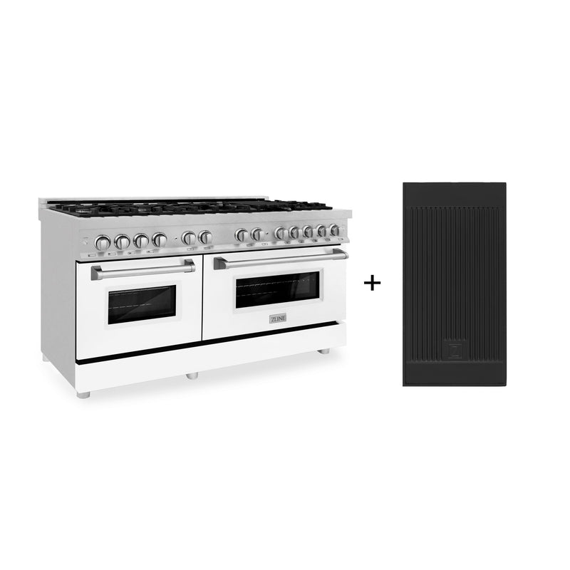ZLINE RAS-WM-GR-60 60 in. Dual Fuel Range in Satin Stainless Steel
