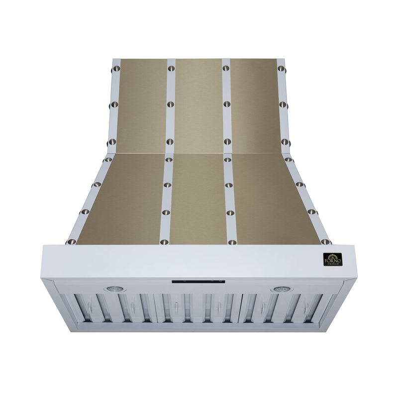 Forno FRHWM5099-36CPWHT 36 in. Wall Mount Range Hood in White