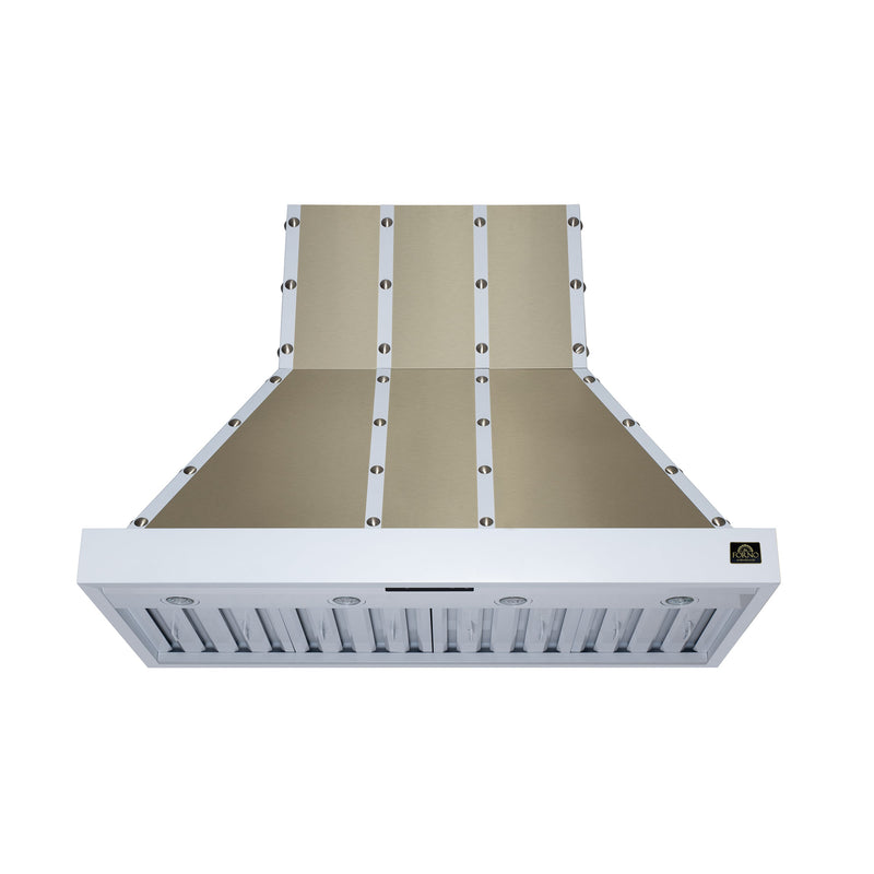 Forno FRHWM5099-48CPWHT 48 in. Wall Mount Range Hood in White