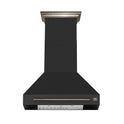 Forno Aria 30 Inch Wall-Mounted Range Hood in Black