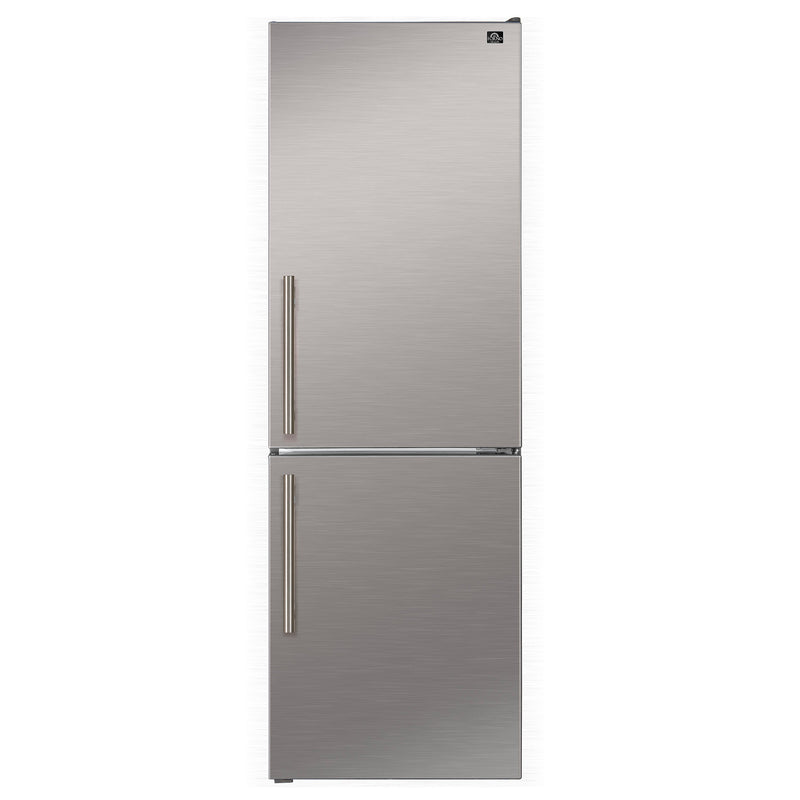 Custodia 24" Bottom Freezer, 10.3 cf., Right Swing, Total No frost, Stainless Steel handles Forno