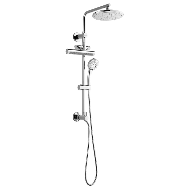 Forno SCW1CP-S8 Shower Set in Stainless Steel
