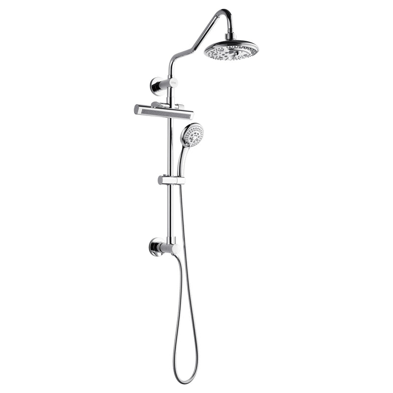 Forno SCW2CP-C8 Shower Set in Stainless Steel