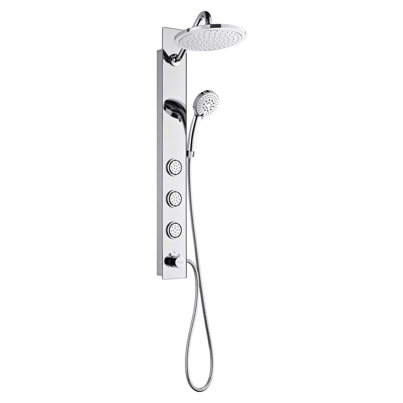 Forno SL31MC-L8 Shower Set in Stainless Steel